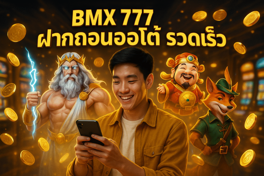 BMX 777 ฝากถอนออโต้ รวดเร็ว