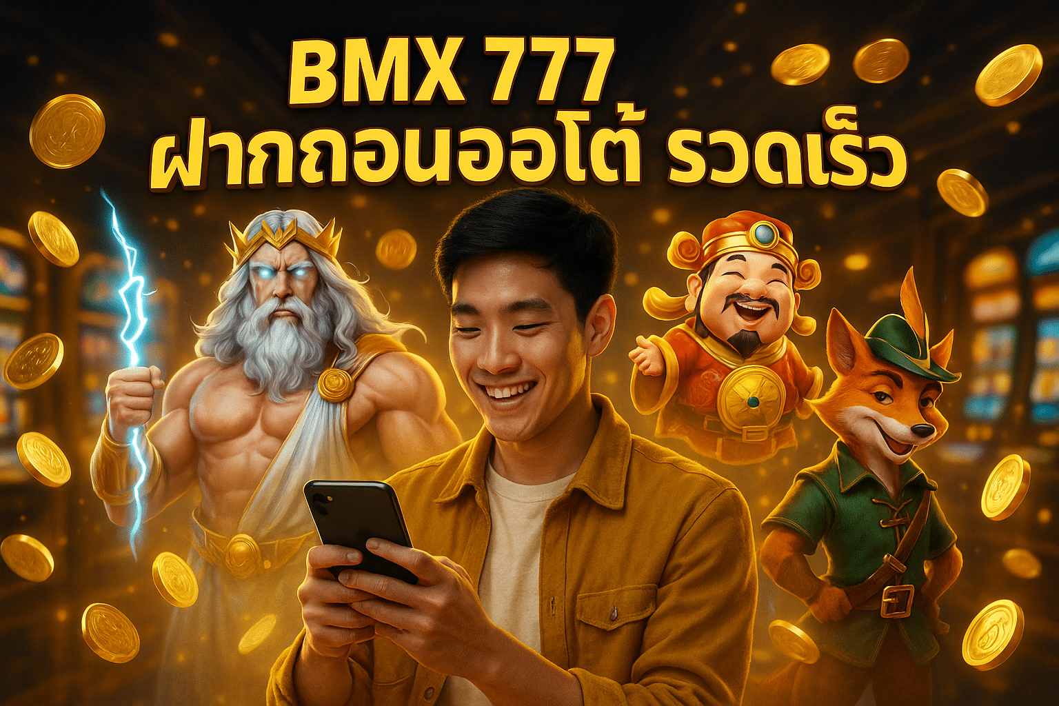 BMX 777 ฝากถอนออโต้ รวดเร็ว