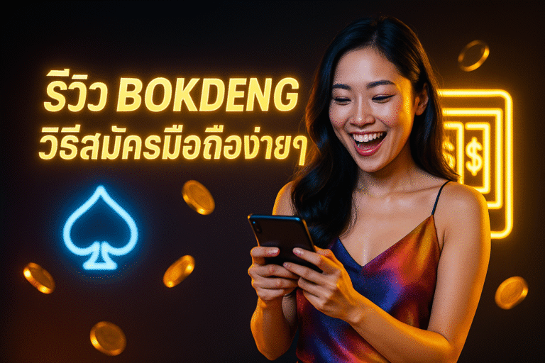 รีวิว BOKDENG วิธีสมัครมือถือง่ายๆ